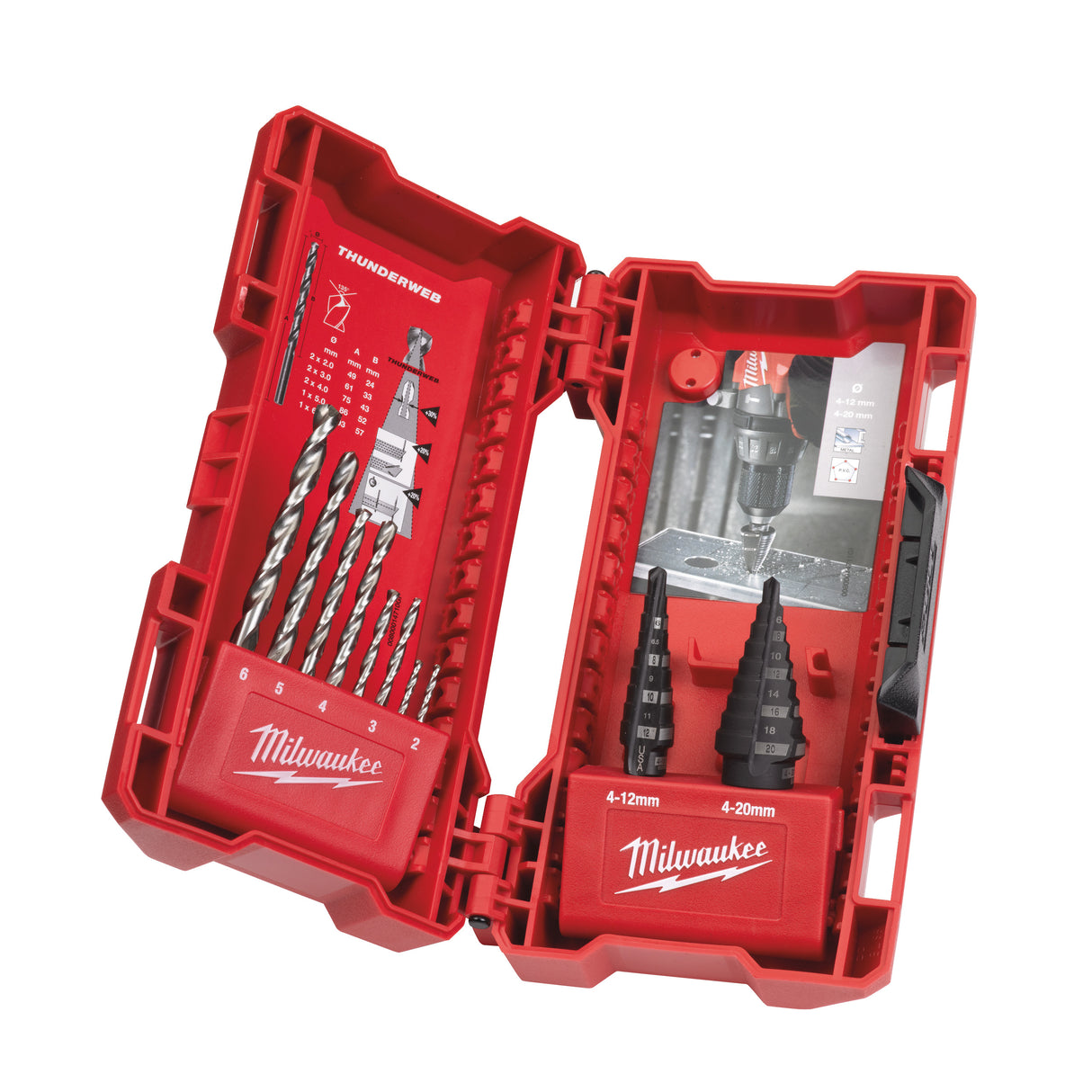 SET COMBO, BURGHIU ÎN TREPTE ȘI BURGHIE THUNDERWEB 48899350