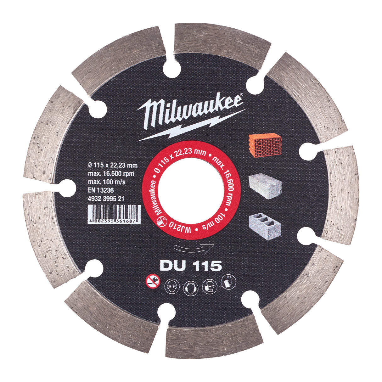 Milwaukee Disc diamantat du 115 x 22,2 mm 4932399521