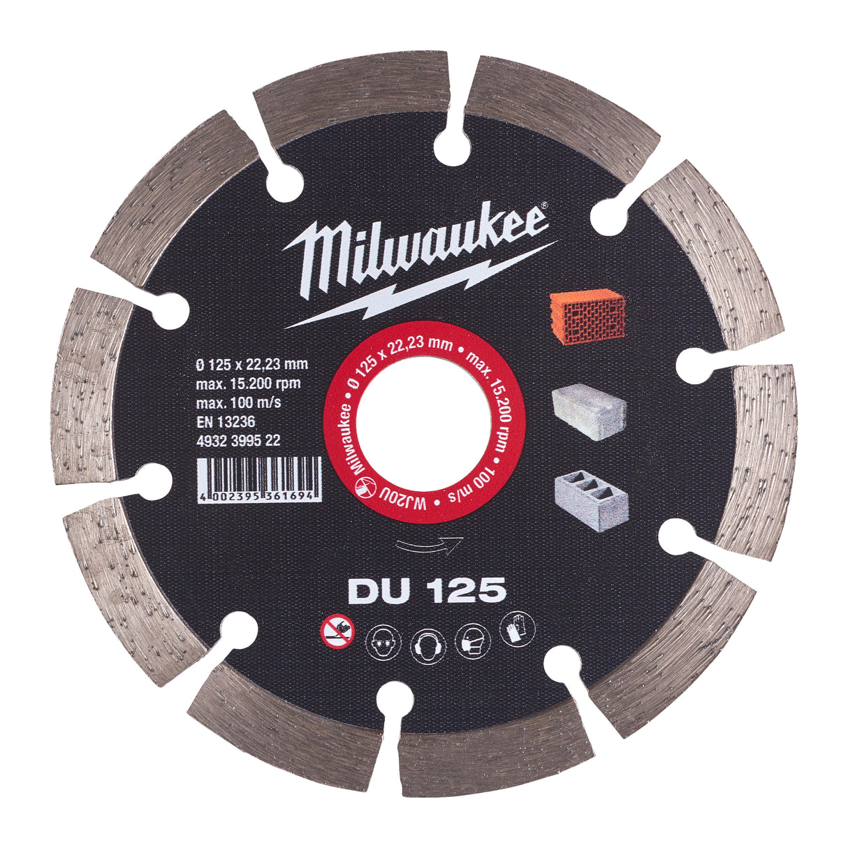 Milwaukee Disc diamantat du 125 x 22,2 mm 4932399522