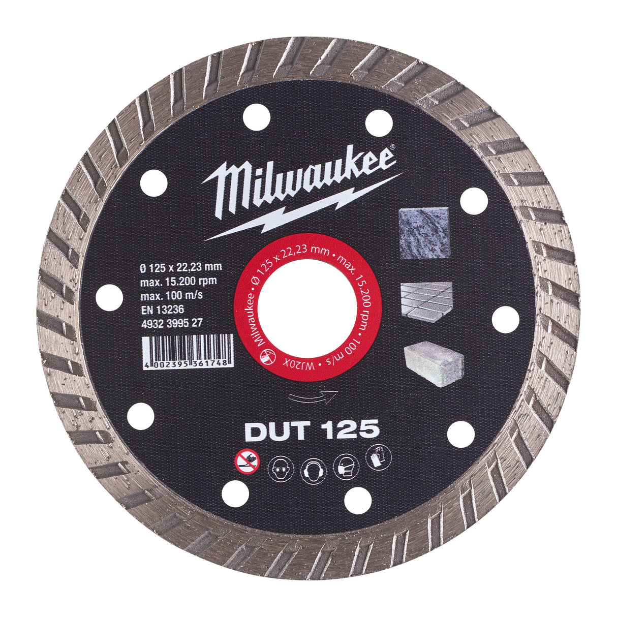 Milwaukee Disc diamantat  dut 125 x 22,2 mm 4932399527