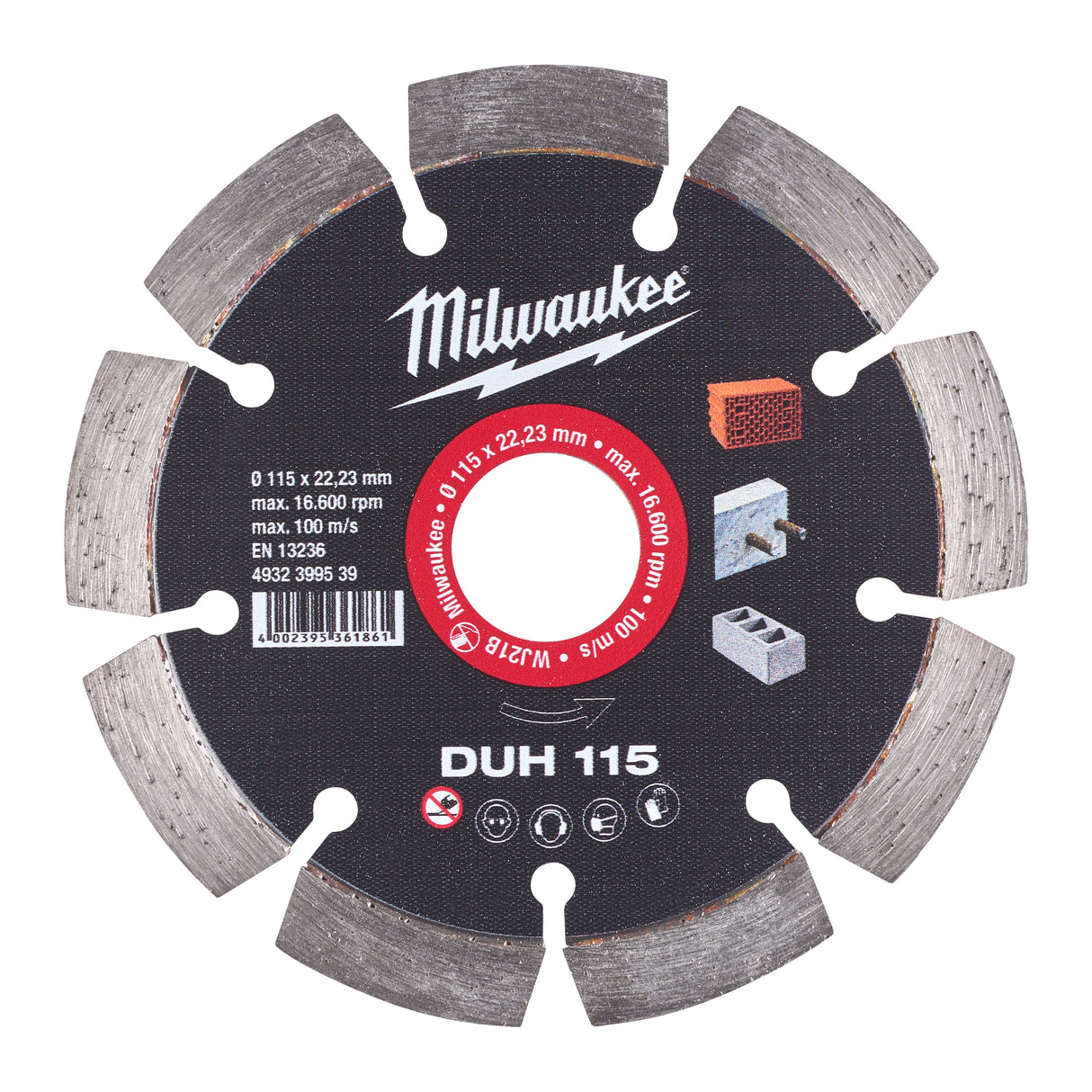 Milwaukee Disc diamantat  duh 115 x 22,2 mm 4932399539