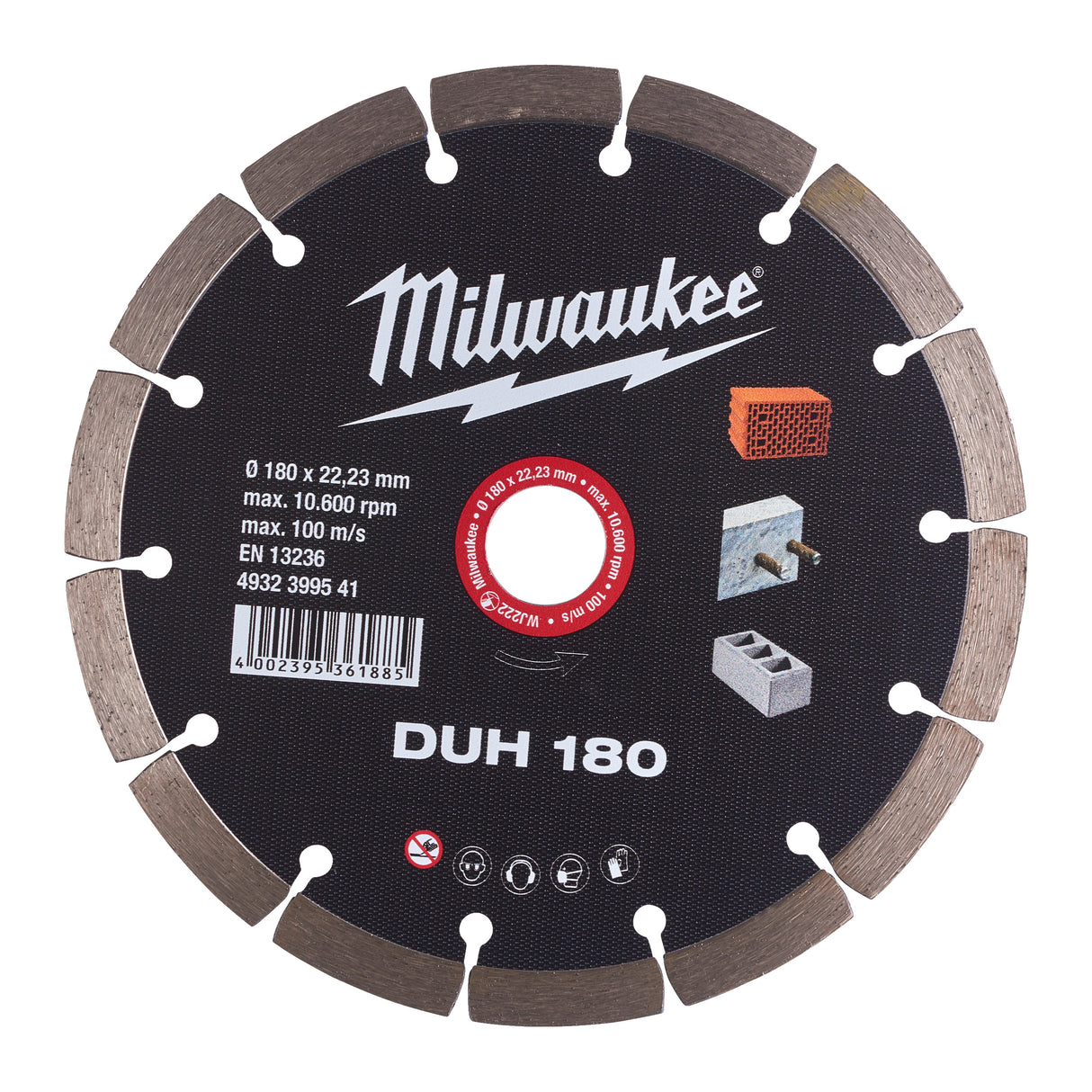 Milwaukee Disc diamantat  duh 180 x 22,2 mm 4932399541