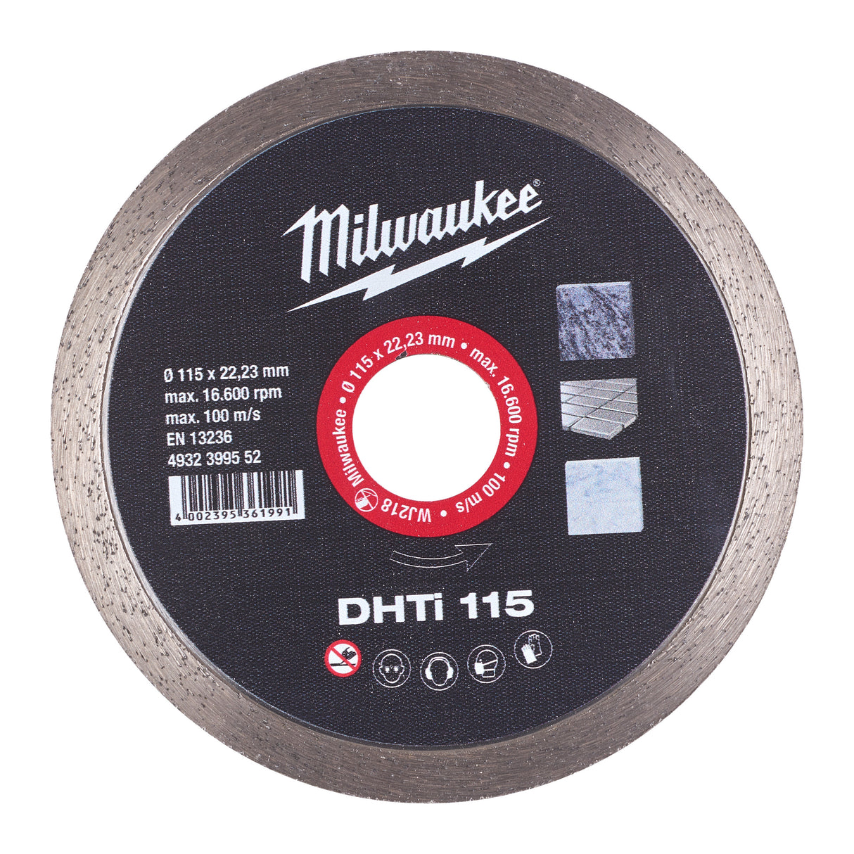 Milwaukee Disc diamantat dhti 115 x 22,2 mm 4932399552