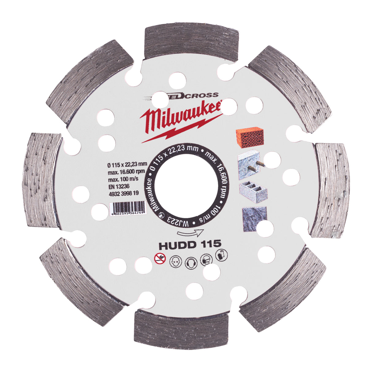 DISC DIAMANTAT HUDD 115 MM 4932399819