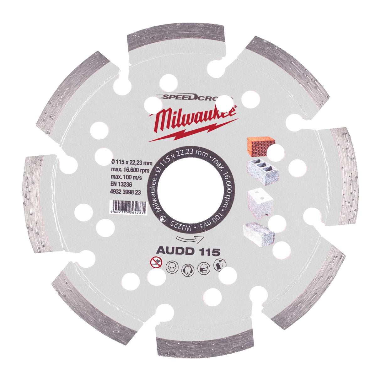 Milwaukee Disc diamantat audd 115 mm 4932399823