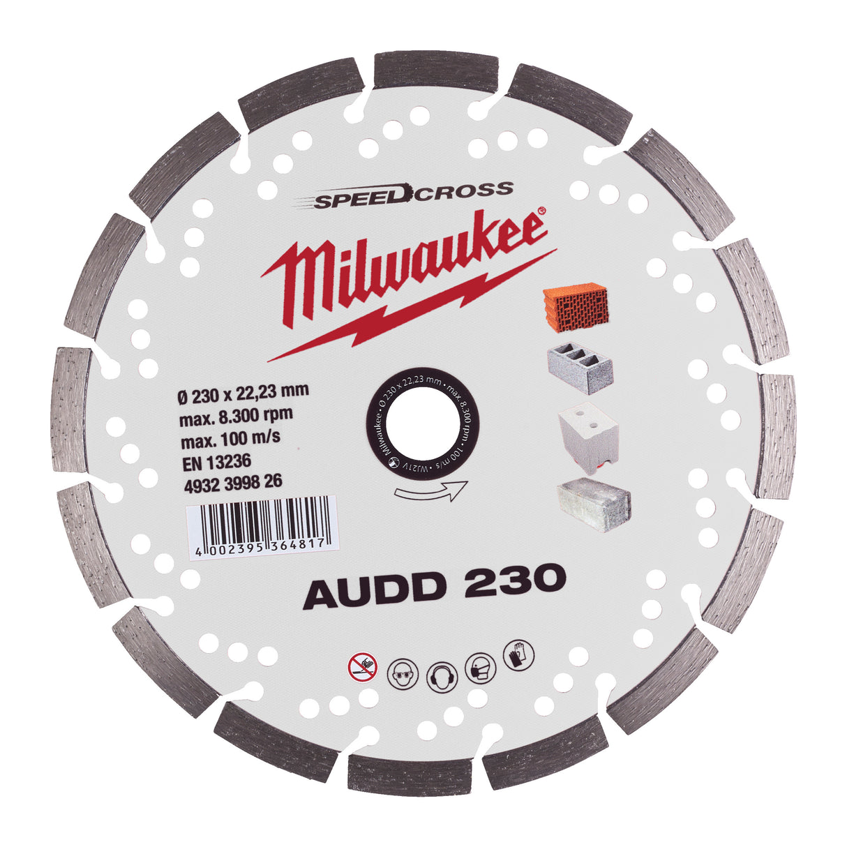 Milwaukee Disc diamantat audd 230 mm 4932399826