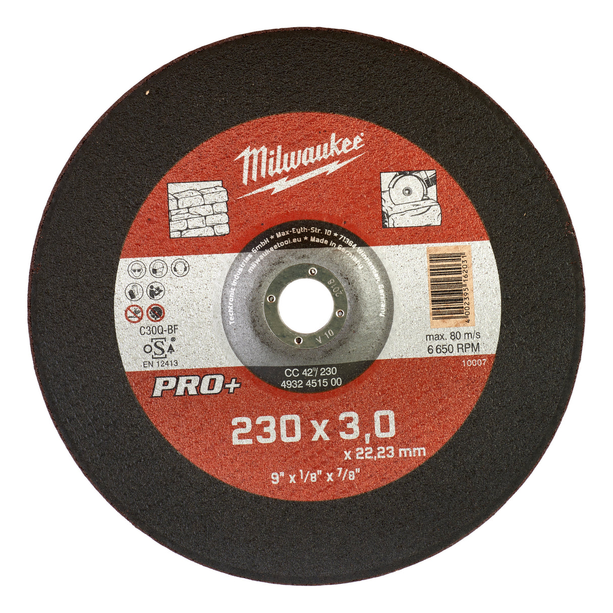 DISC PENTRU PIATRĂ CONVEX 230X3 PRO+  4932451500