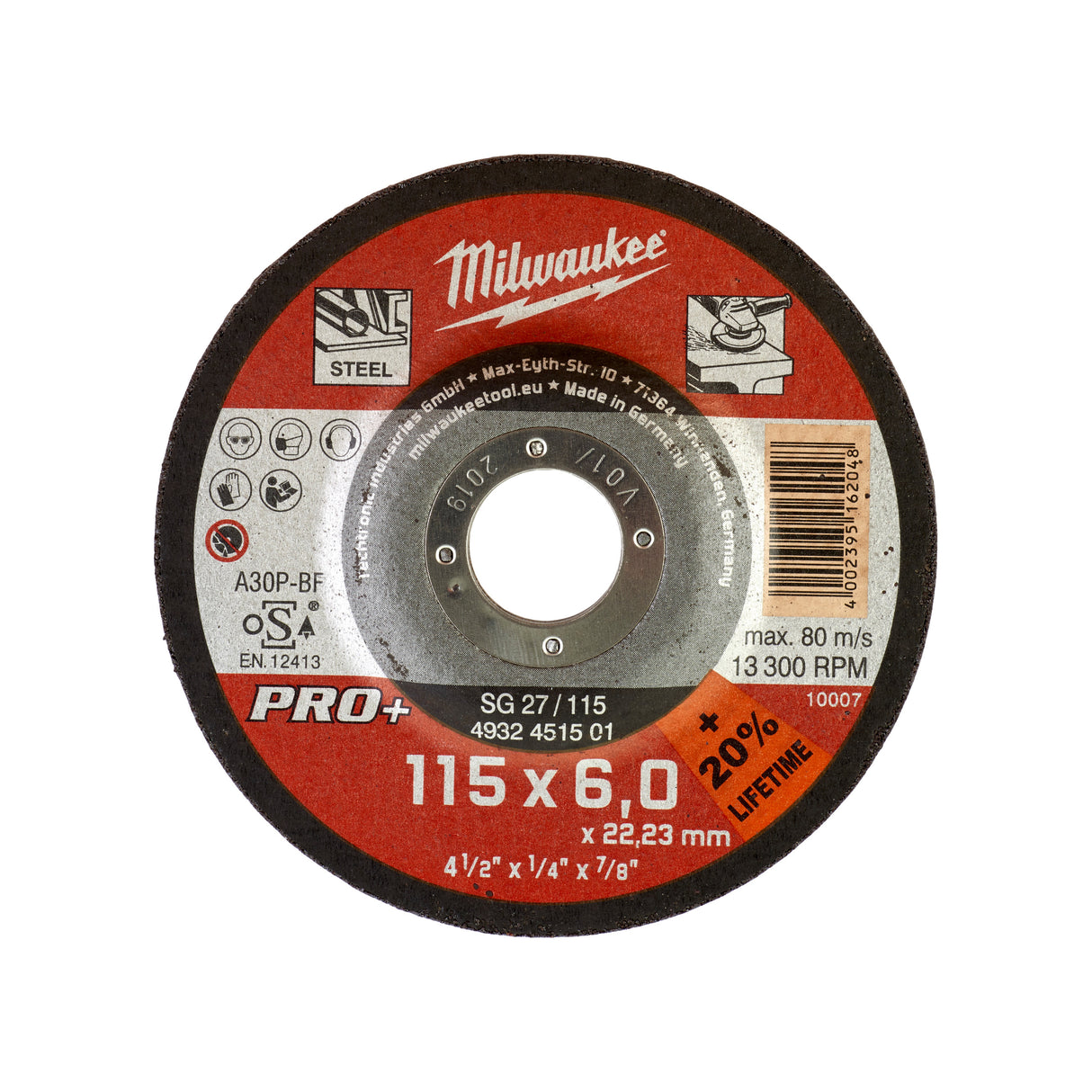 DISC PENTRU ȘLEFUIT METAL 115X6 PRO+  4932451501