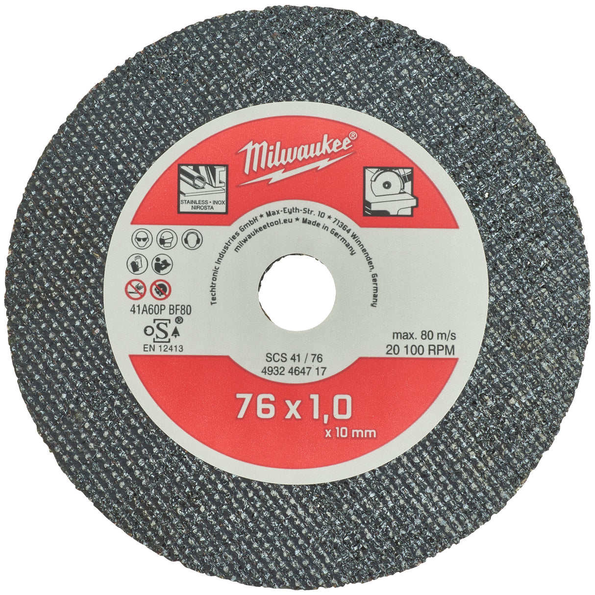 DISC DE TĂIAT METAL 76 MM - 5 BUCĂȚI 4932464717