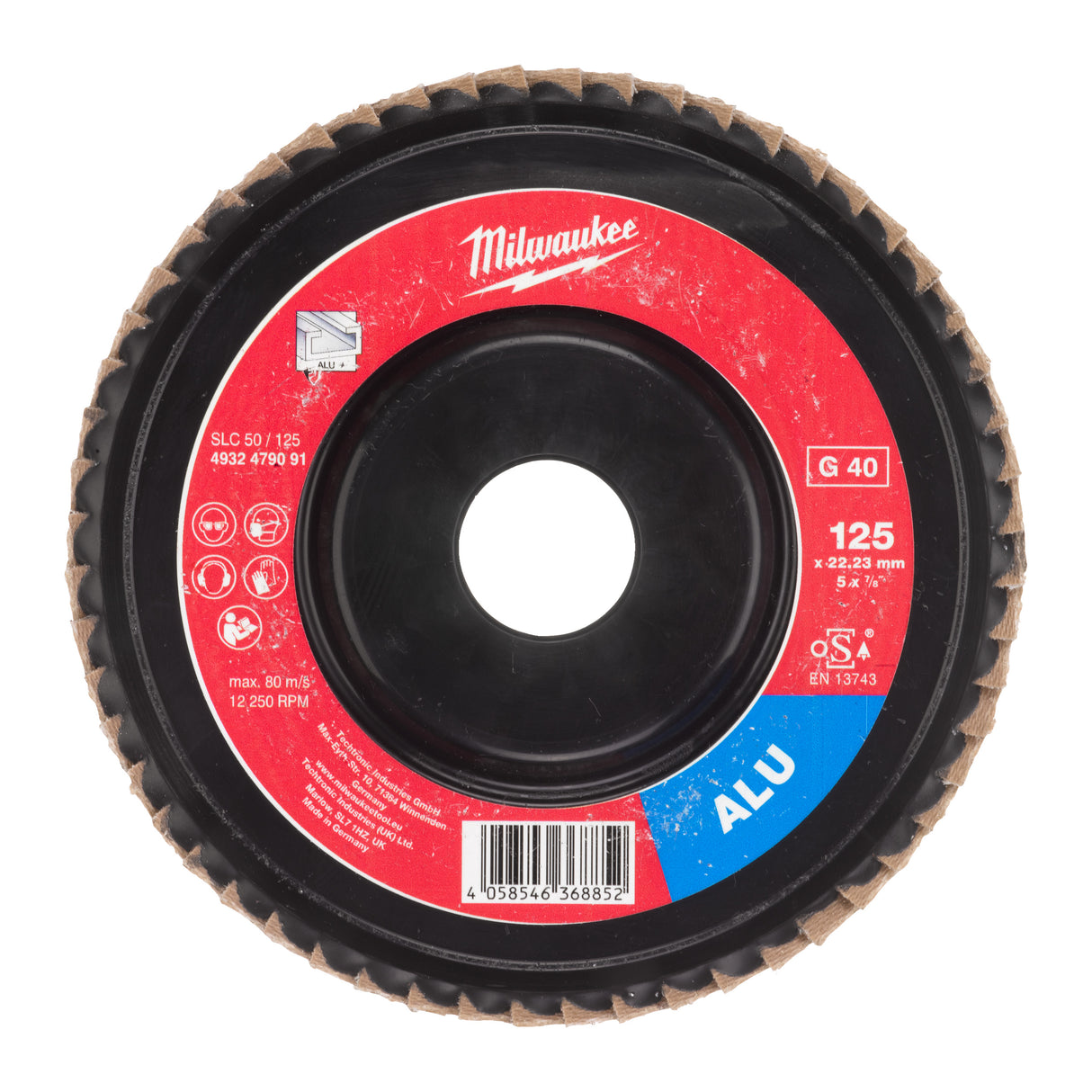 Milwaukee Disc lamelar frontal alu slc50/125mm g40  4932479091