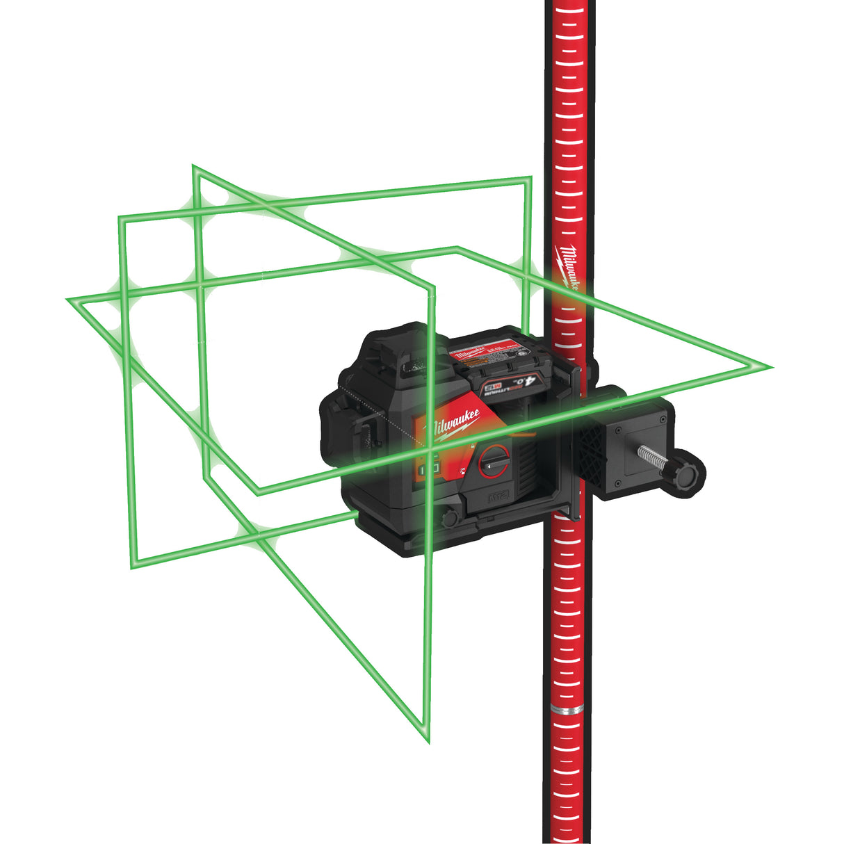 Milwaukee Stâlp telescopic pentru laser 4932479205