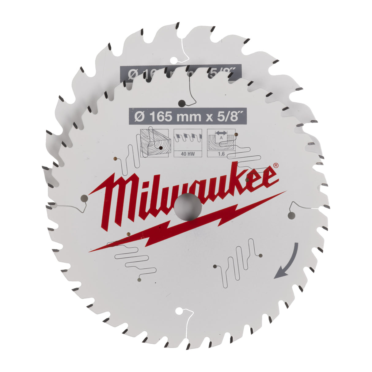 Milwaukee Set de 2 pânze circular 165x24t/40t 4932479837