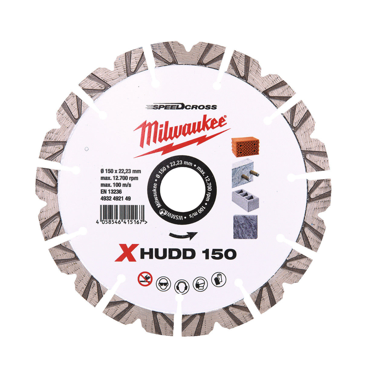 DISC DIAMANTAT SPEEDCROSS XHUDD 150MM 4932492149