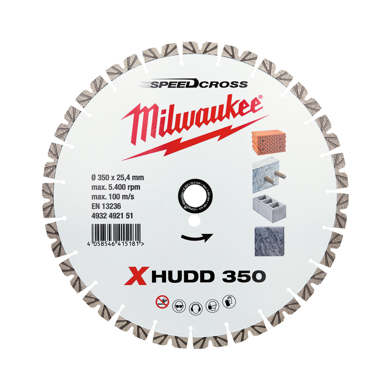 DISC DIAMANTAT SPEEDCROSS XHUDD 350MM 4932492151