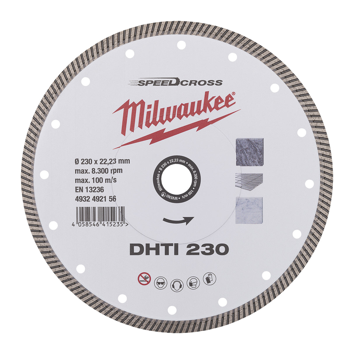 DISC DIAMANTAT SPEEDCROSS DHTI 230MM 4932492156