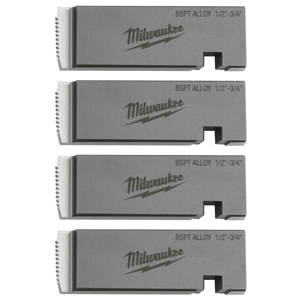 Milwaukee 1/2In-3/4in bspt alloy cap filetat 4932492924