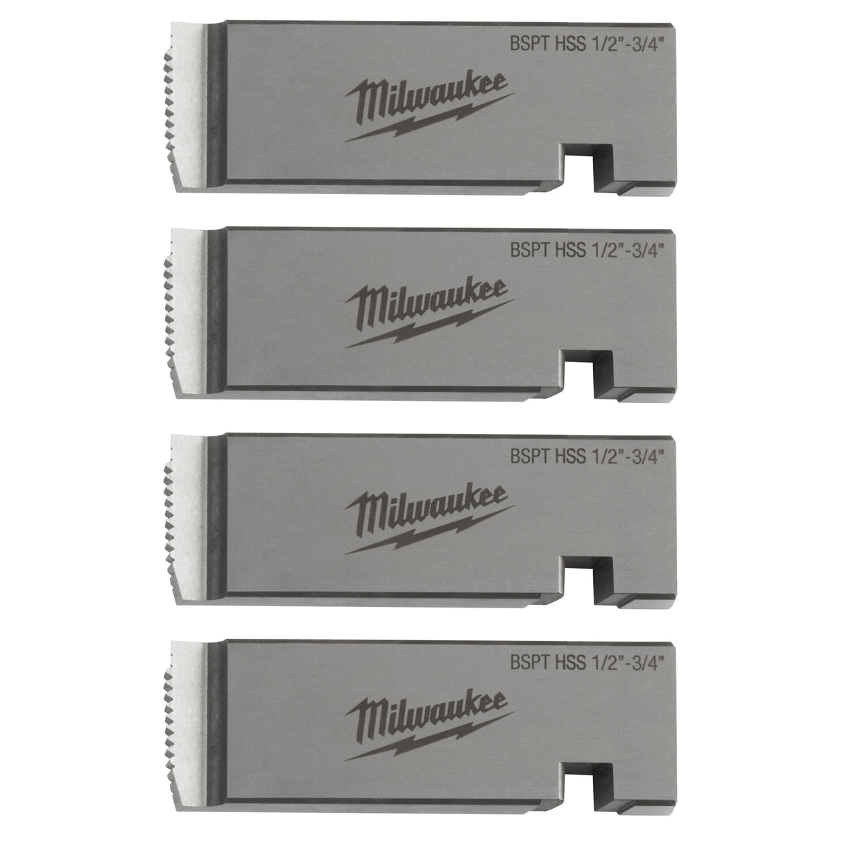 Milwaukee 1/2In-3/4in bspt hss cap filetat 4932492928