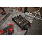 Milwaukee 4932498721 Set 38 buc. filiere și tarozi PACKOUT™ hex-lok™, mâner 2 în 1