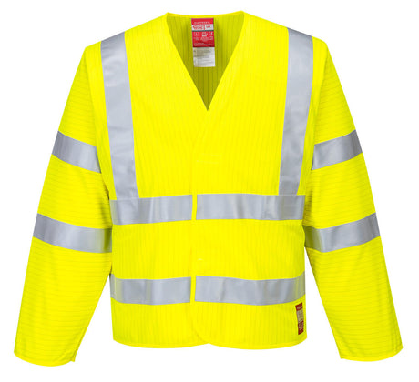 Hi-Vis Anti Static Jacket - Flame Resistant