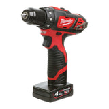 Milwaukee M12bdd-402c mașină de găurit sub-compactă 4933441925