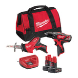 Milwaukee M12bpp2c-402b set scule   4933441230