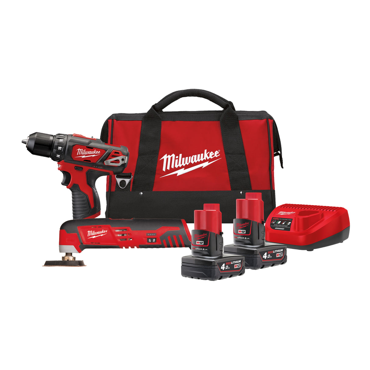 Milwaukee M12bpp2d-402b set scule   4933441250