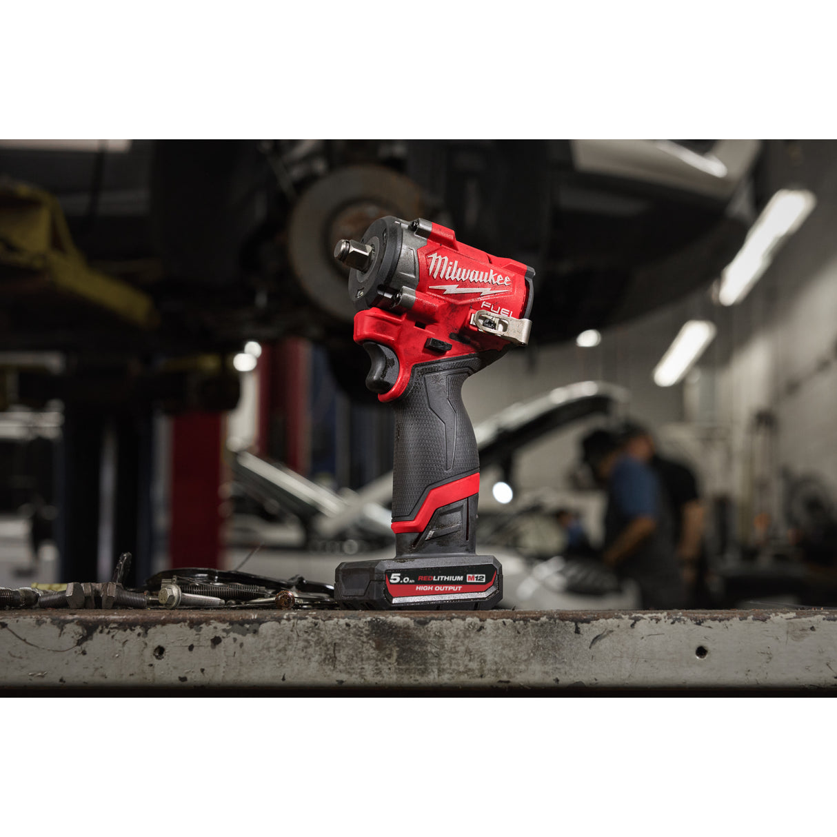 Milwaukee 4933493451 Cheie compactă de impact ⅜″ M12 FUEL™ cu inel de fixare