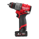 Milwaukee M12fpd2-402x mașină găurit percuție gen 3   4933479869