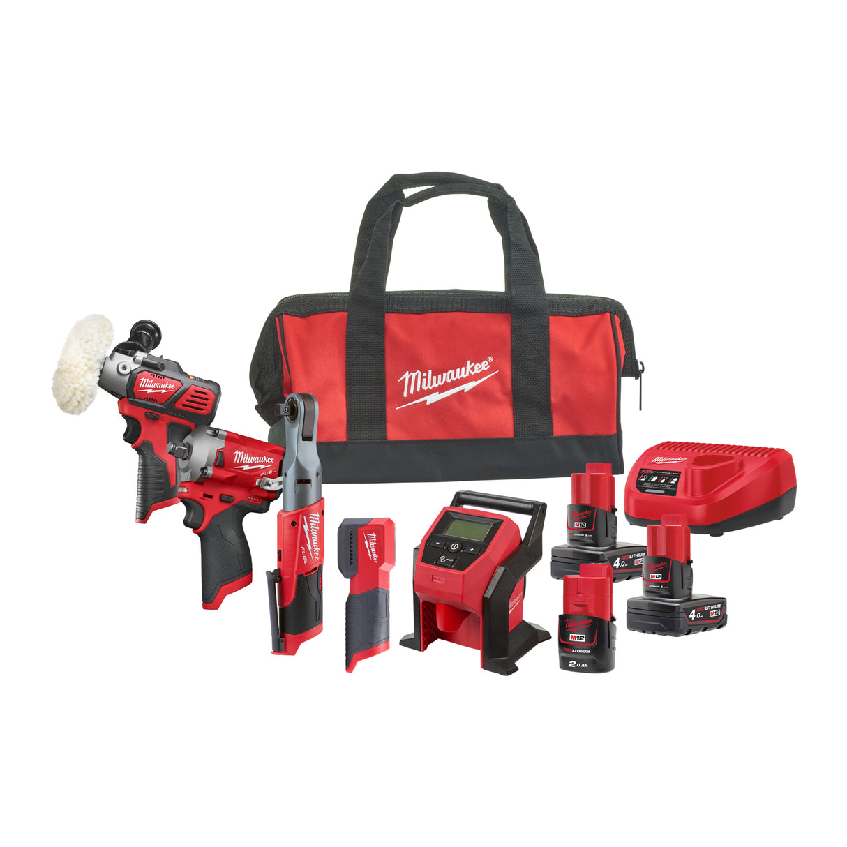 Milwaukee M12fpp5a-423beu set scule 4933492514