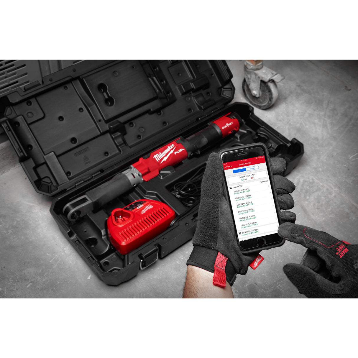 Milwaukee M12oneftr12-201c cheie dinamometrică digitală. 4933464970