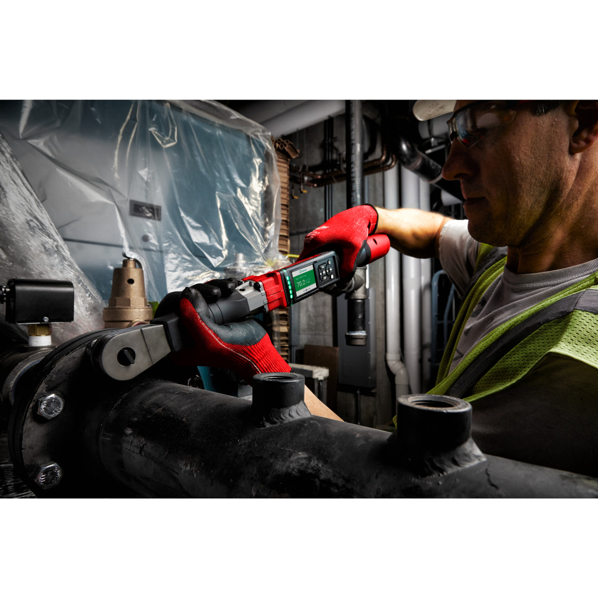 Milwaukee M12oneftr12-201c cheie dinamometrică digitală. 4933464970