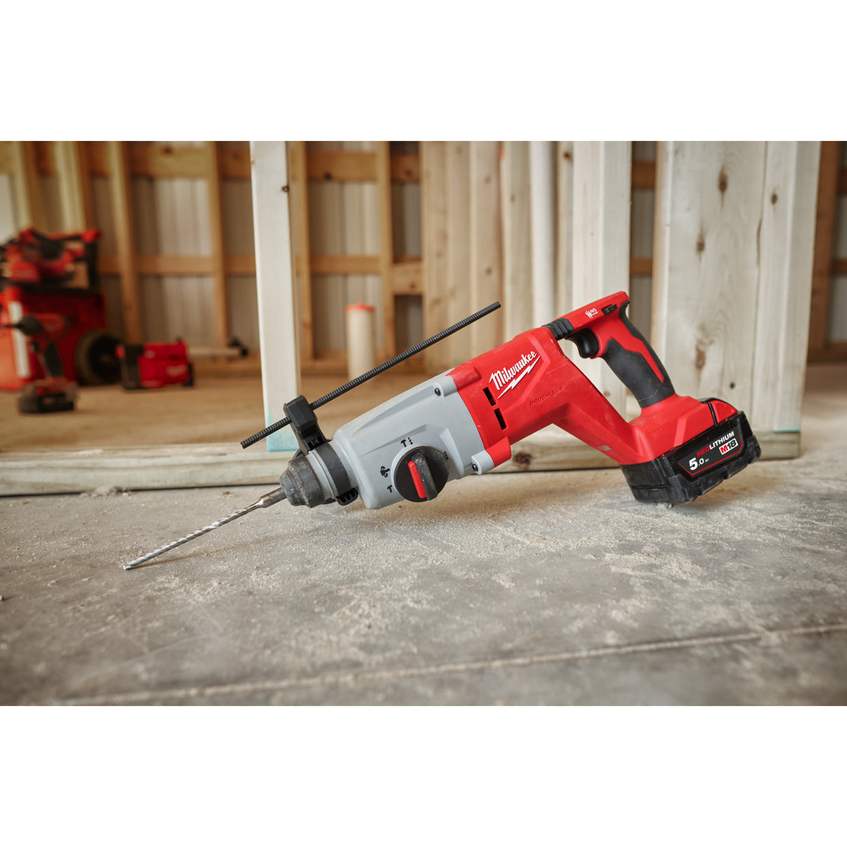 Milwaukee M18blhacd26-0 ciocan rotopercutor fără perii 26 mm sds-plus M18™ cu mâner d 4933492483