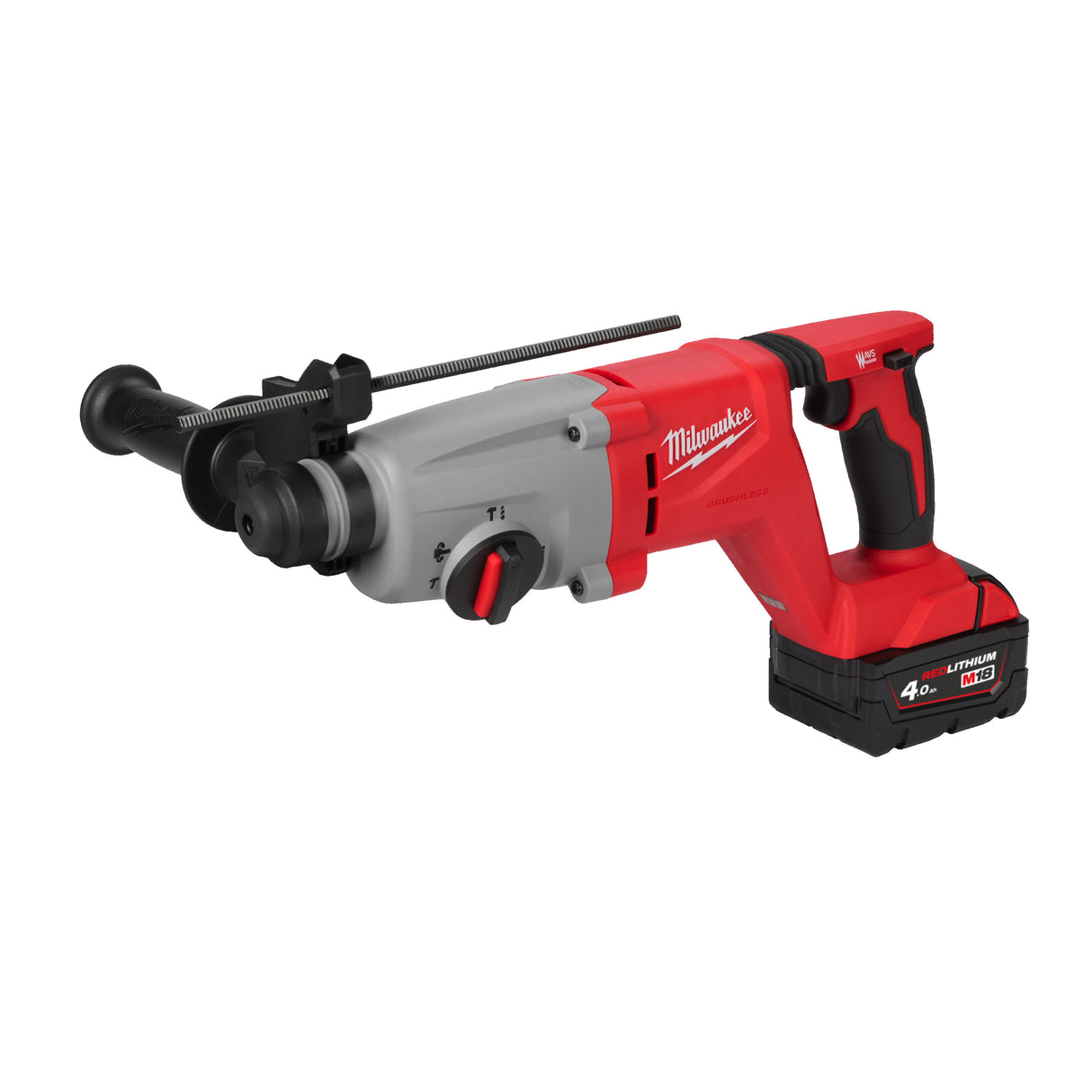 Milwaukee M18blhacd26-402x ciocan rotopercutor fără perii 26 mm sds-plus M18™ cu mâner d 4933492480