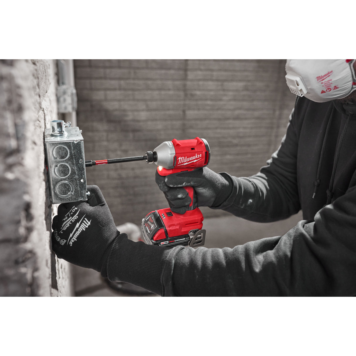 Milwaukee M18 blidr-0x emea mașină de înșurubat cu impact, cu motor fără perii 1/4˝ hex M18™﻿ 4933492842