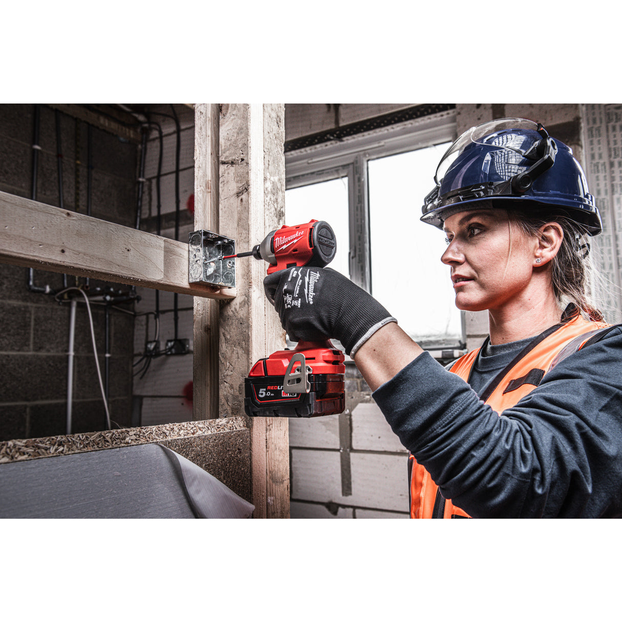 Milwaukee M18 blidr-0x emea mașină de înșurubat cu impact, cu motor fără perii 1/4˝ hex M18™﻿ 4933492842