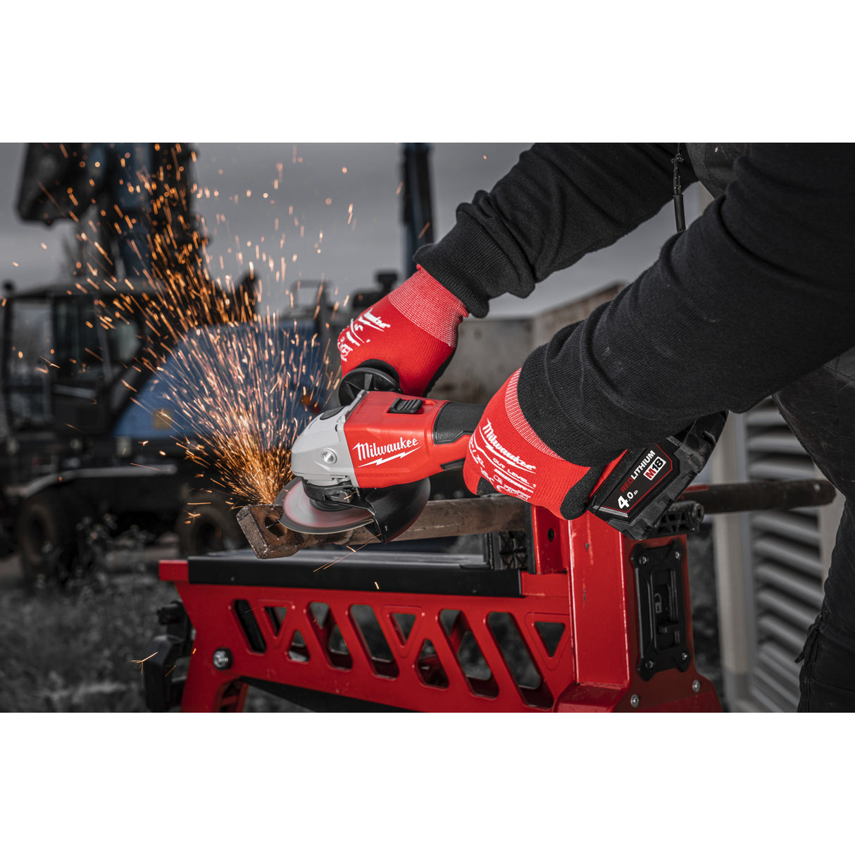 Milwaukee M18blsag125x-402x polizor unghiular M18™ 125 mm cu comutator glisant 4933492644