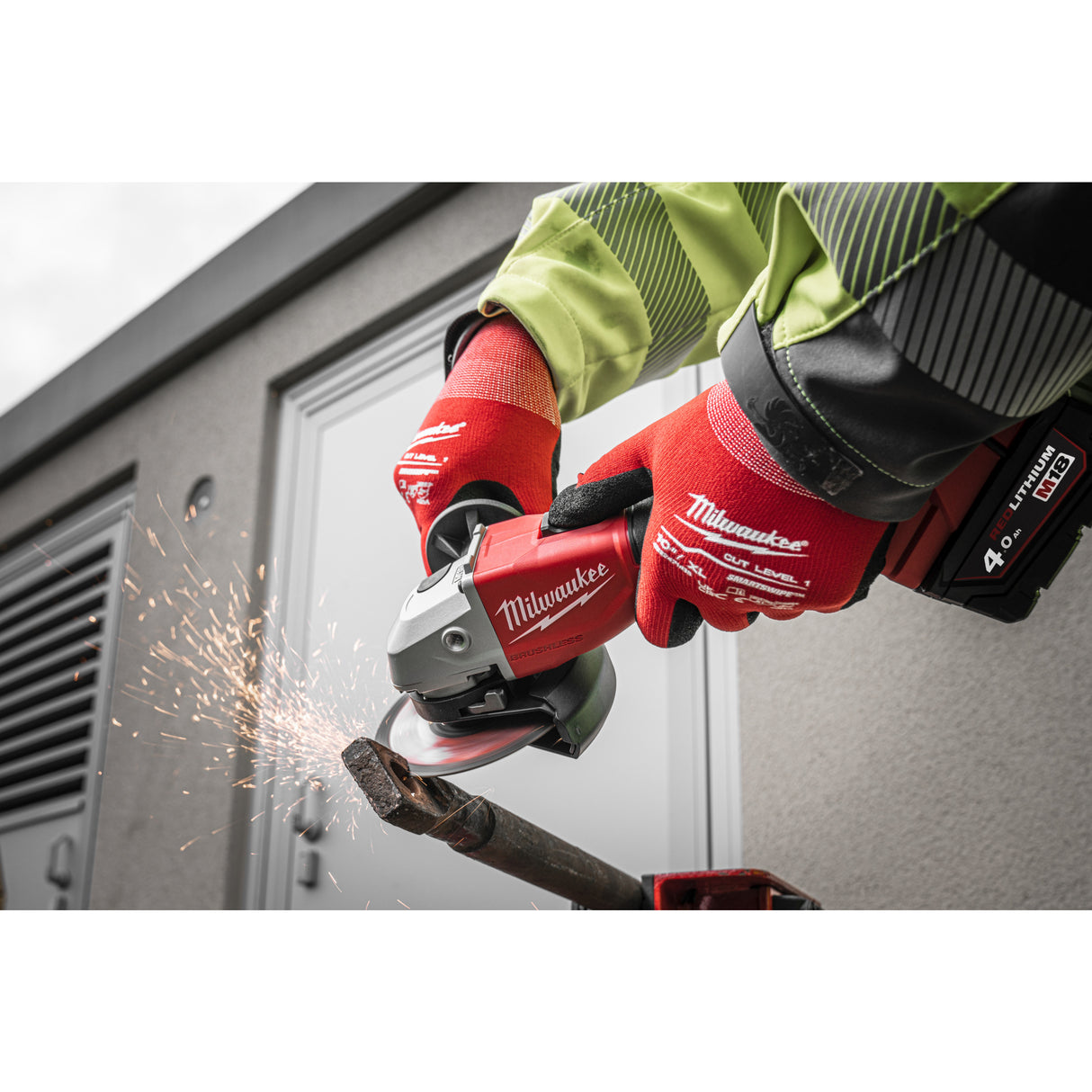 Milwaukee M18blsag125x-402x polizor unghiular M18™ 125 mm cu comutator glisant 4933492644