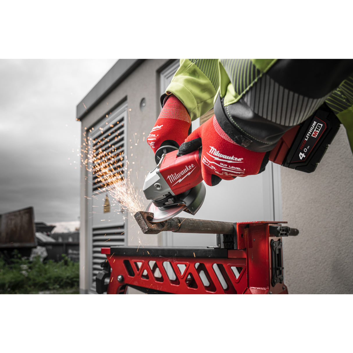 Milwaukee M18blsag125x-402x polizor unghiular M18™ 125 mm cu comutator glisant 4933492644