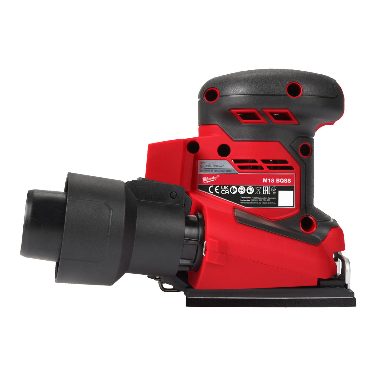 Milwaukee M18bqss-0 șlefuitor orb. rectiliniu   4933479966