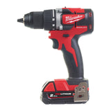 Milwaukee M18cbldd-202c mașină de găurit și înșurubat cu acumulator 4933464317