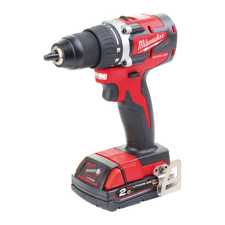 Milwaukee M18cbldd-202c mașină de găurit și înșurubat cu acumulator 4933464317