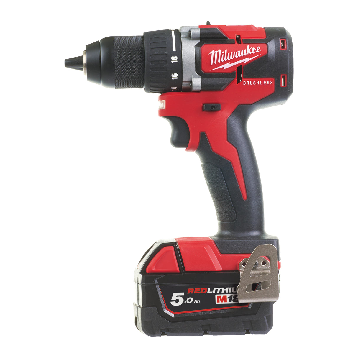 Milwaukee M18cbldd-502c mașină de găurit și înșurubat cu acumulator 4933464556