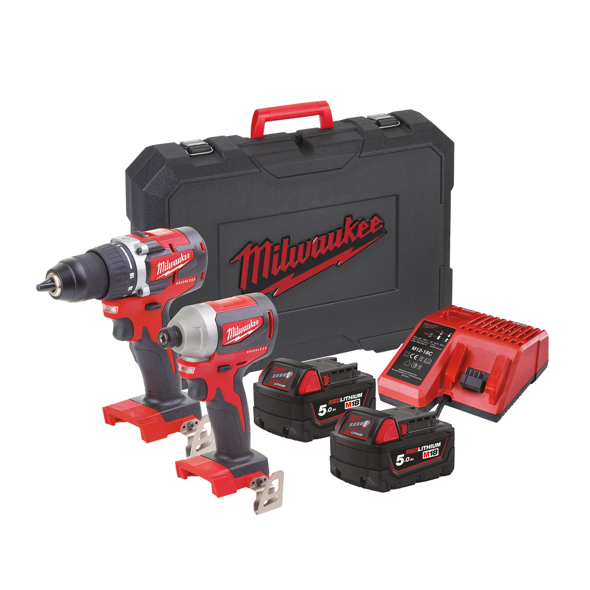 Milwaukee M18cblpp2b-502c set scule   4933464718