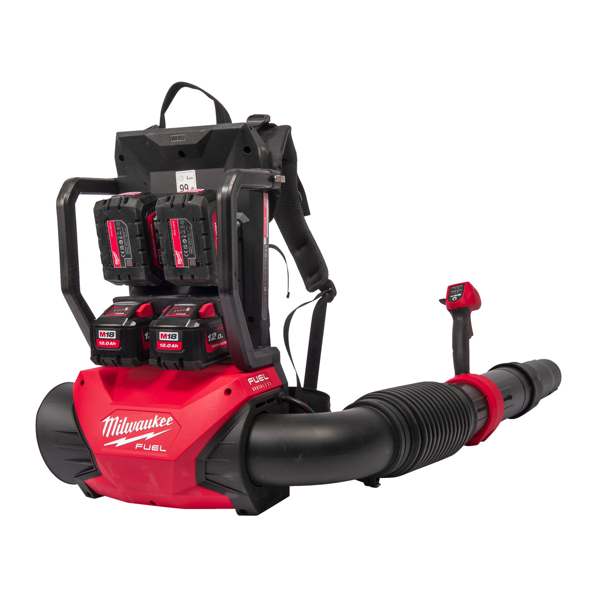 Milwaukee M18f2bpb-124 suflantă tip rucsac, cu 2 acumulatori 4933493213