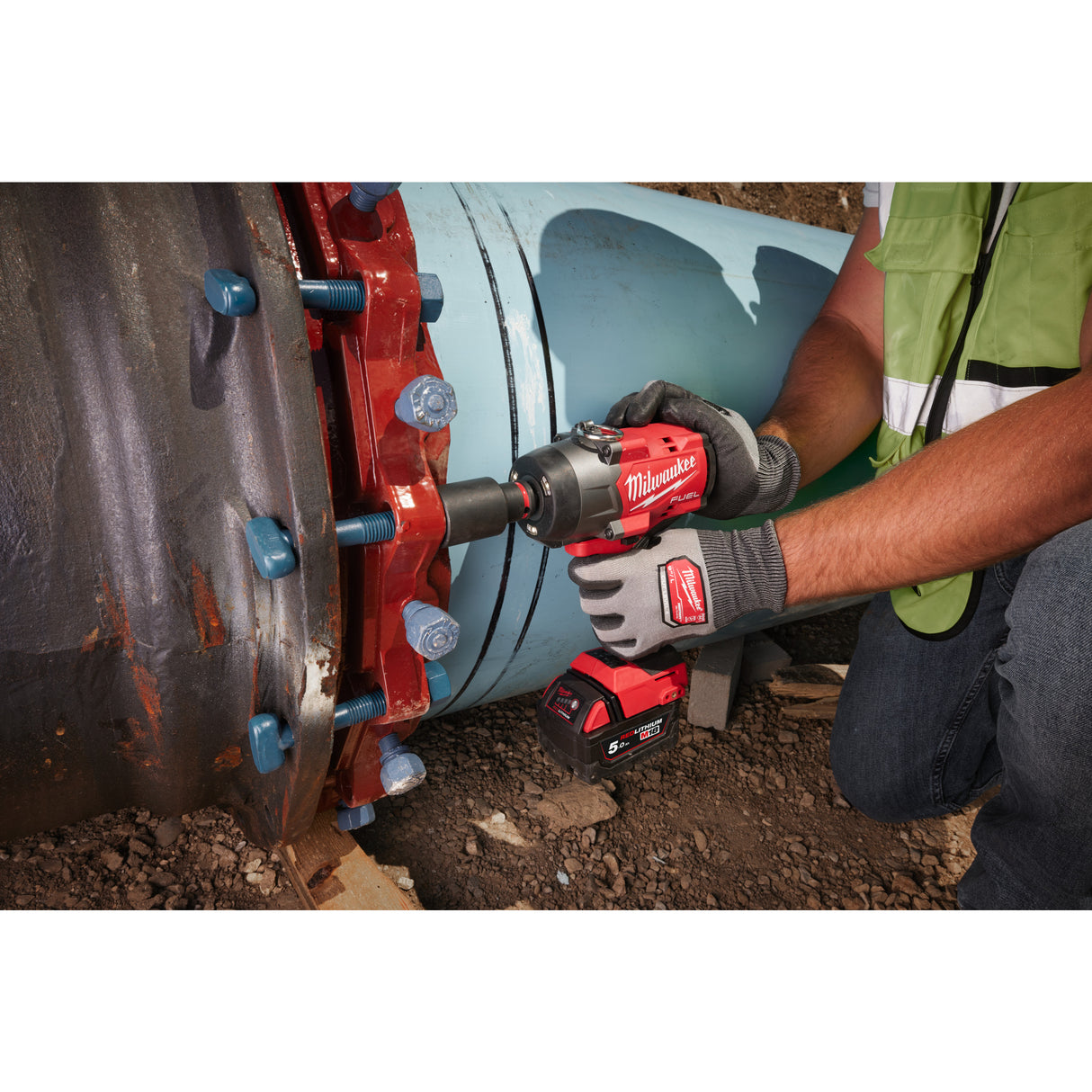 Milwaukee M18 fhiw2p12-0x cheie de impact, cuplu ridicat M18 FUEL™ 1/2˝ cu pin de blocare 4933492785