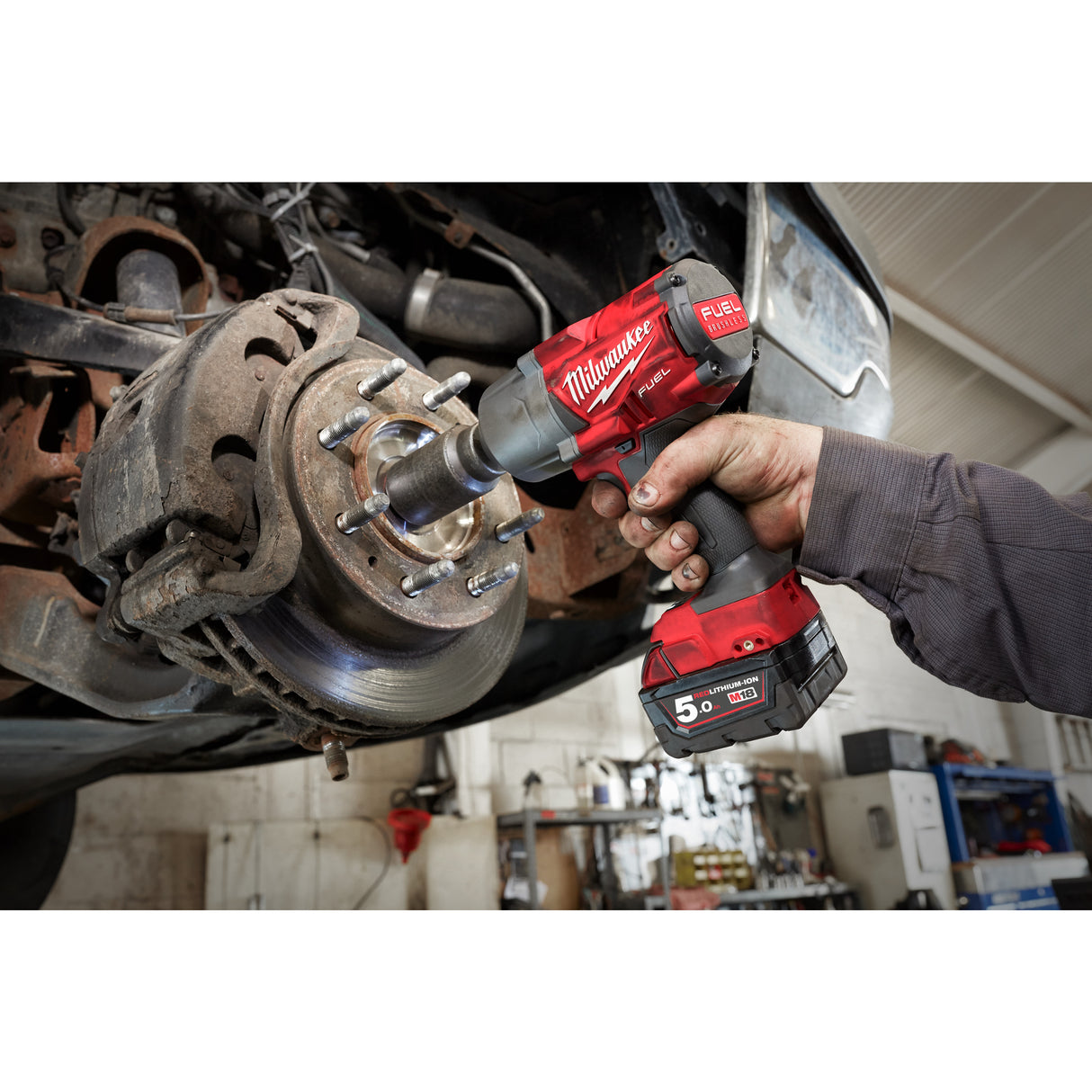 Milwaukee M18fhiwf12-502x cheie impact cu acumulator 4933459696