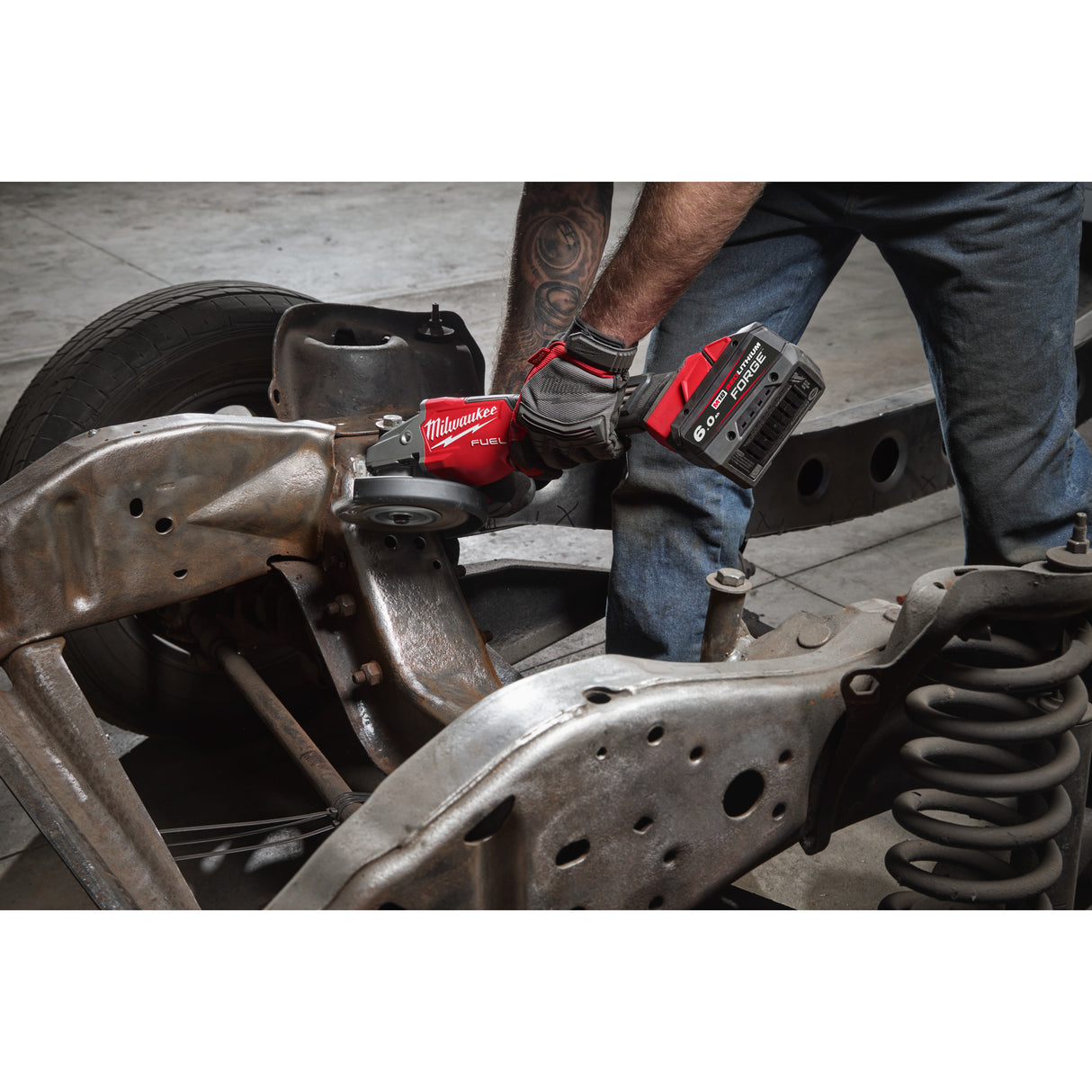 Milwaukee 4933493417 Polizor unghiular de înaltă performanță cu frânare rapidă și comutator tip clapetă M18 FUEL™ 125 mm