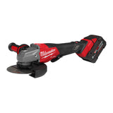 Milwaukee 4933493418 Polizor unghiular de înaltă performanță cu frânare rapidă și comutator tip clapetă M18 FUEL™ 125 mm