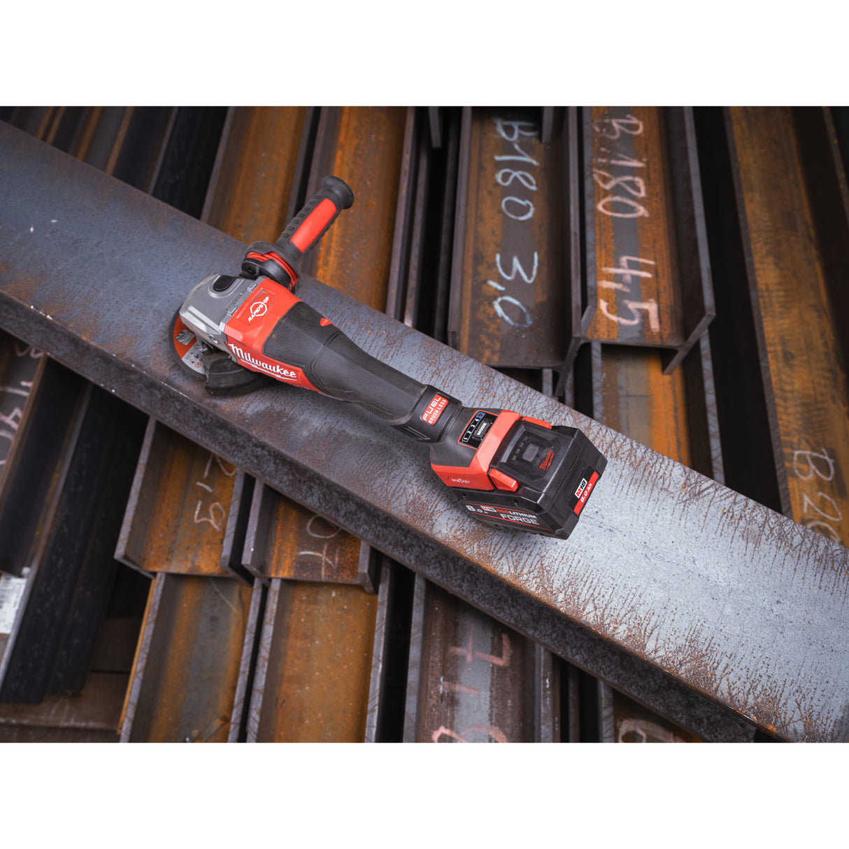 Milwaukee 4933493419 Polizor unghiular de înaltă performanță, 125 mm cu frânare, viteză variabilă și one-key™ M18 FUEL™