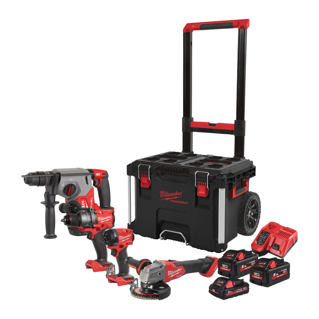 Milwaukee M18fpp4e-555t set scule 4933492530